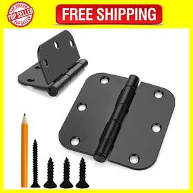 Vervida 711181556292 Paquete De 48 Bisagras Para Puerta 3 5 Inch En Color Negro Mate