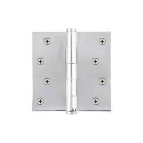 602-4-stag-hinge-sq Viaggio 4 Inch X Solid Brass Square Corner