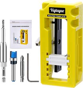 Vigtayue 313104970934 Door Hinge Jig Mortiser Router Template Fits For Hinges From 3