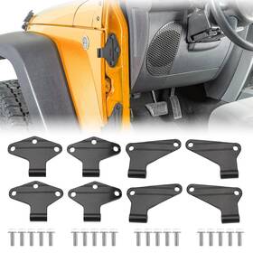Aubd-22-1111 Vodcaca 55395386ab 4 Door Hinge Assembly Kits Compatible With 2007-2018 Jeep Wrangler