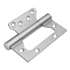 Voluka 711796111121 6 Pack Non-mortise Door Hinges - Easy To Install 4 Inch 3 Stainless Steel Doo