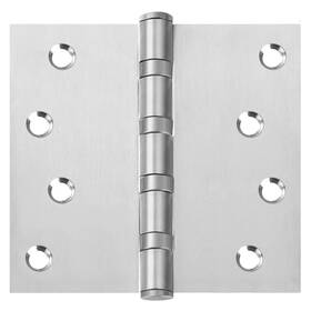 B0cx1s4r1p Voluka 6 Pack Stainless Steel 4ftft Door Hinges For Exterior And Interior Doors 4in