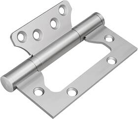 Voluka-4x3-ss-brushed Voluka 6 Pack Non-mortise Door Hinges - Easy To Install 4 Inch 3 Stainless Steel