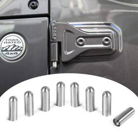 Voodonala Voodonalafsx10b For Jeep 07-25 Door Hinge Pin Bolts Guides Liners Stainless Steel A