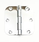 Vp21226-ab Vantage Point Industries Chrome Door Hinges With Radius Corners Screws