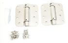Vp80219-pk-spr-gd1 Vantage Point Industries Satin Nickel Door Hinges With Radius Corners