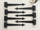 W1858 Stanley Black Rustic Iron Offset Strap Hinges Original Box Nib