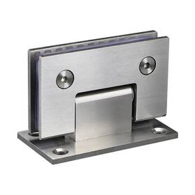 Wanlian 751366872267 Glass Shower Door Hinges Heavy Duty 90 Degree Stainless St
