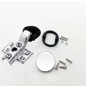 Wanlian 781880880783 Cabinet Door Hinge Pivot Adjustable Hole Diameter 35mm. Two