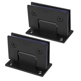 Wanlian 798607418945 90 Degree Glass Shower Door Hinges Replacement Parts With Mounting Hardware