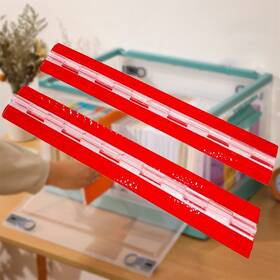 Wanlian 974449972928 2-piece Set Of Acrylic 300 Mm Continuous Piano Hinge - 12 Inch For Diy Tran
