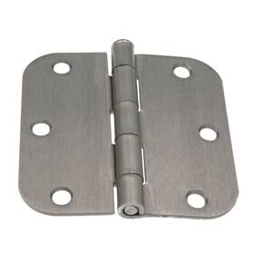 Da3012sn Warwick 3 Pack 1/2 Inch Door Hinges 5/8 Radius Corner Satin Nickel