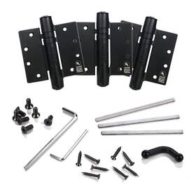 K51m-450-a3-sq-us19-304 Waterson Heavy Duty Commercial Fully Adjustable Self-closing Door Hinges 3-pa