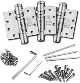 K51m-450-a3-sq-us32d-304 Waterson 3 Pack 4.5 Inch Heavy Duty Commercial Self Closing Door Hinge Ul Listed Fire Ra