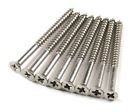 Wdscrw-sn-9214-24 Hinge Outlet Satin Nickel Wood Screws For Interior 644391830251