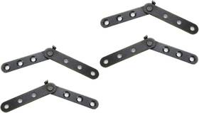Wx1309 Wealrit 4 Pcs Pivot Hinge Door Hinges 90 Degree Rotating Bronze St