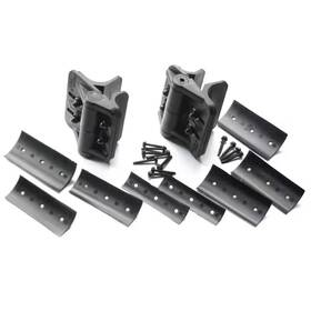 Weatherables 313113524524 Black Heavy-duty Nylon Polymer Self-closing Multi-adjustable Gate Hinges For Rou