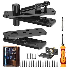 Wgycjl01 Weigreat Hidden Door Hinge 570lbs Load-bearing Thickened Solid Alloy Steel 360 Rota