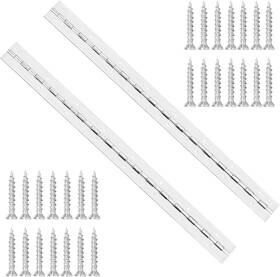 Wencheng 711181373974 2pcs Piano Hinge 16 Inch Heavy Duty Stainless Steel Continuous And Pia