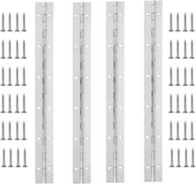 Wencheng 744759250964 4pcs Piano Hinge 12 Inch Heavy Duty Stainless Steel Continuous And Pia