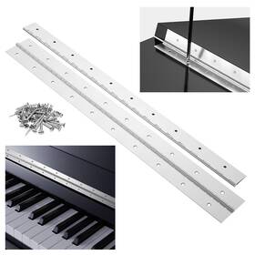 Wenquit 753848813935 Wide Piano Hinges 24inch X 3inch 2pcs Heavy Duty Stainless Steel Hinge