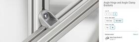 0.0.457.77 Wester Wst3558sn Item24 Angle Hinge And Clamp Brackets