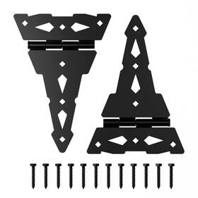 Winsoon 751105797288 Wood Gate Hinges For Wooden Fences Heavy Duty 8 Inch Strap Hinge Decorative