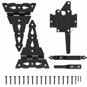 Winsoon 751105797349 Wood Gate Hardware Set Fence Heavy Duty 8 Inch Swing