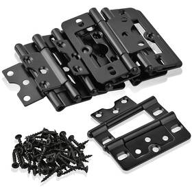 Worldity 681599702478 10pcs Non Mortise Cabinet Door Hinges 3 Inch X1.4 Rustproof Mobile Home H