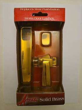 Vrg003-333 Wright Products 852222 Accents Push Button Latch Solid Brass Inch No-lock Out Feature J001