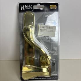 Vbg115pb Wright Polished Brass Serenade Lever Door Locking Inside Latch 0560185