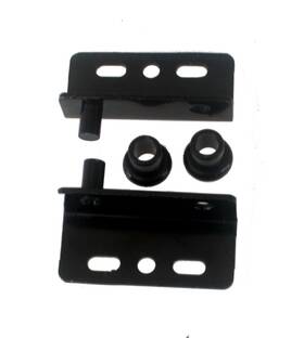 Ak-phnge-b1.5-168 Wynn Works Black Pivot Hinges With Bushing Top And Bottom 2 Sets