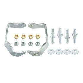 A22031400ux0327 X Autohaux 1 Pair Front Door Hinge Pin 3.39 Inch X1.54 Gold Tone Silver