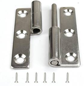Xcyroiiy 445025352339 2pcs Lift Off Hinge Small Slip Joint Flag Hinges-lift Right Handed Lid Door