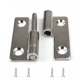 Xcyroiiy 755454541462 4pcs 2-inch Long Steel Small Slip Joint Hingelift Off Door Hinges Right Hande