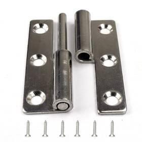 Xcyroiiy 755454541585 2pcs Lift Off Hinges Small Slip Joint Stainless Flag Hinge-lift 3inch Left
