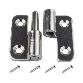 Xcyroiiy 791514710683 6pcs 1.5 Inch Detachable Hinge Small Slip Joint Flag Hinges Lift Off