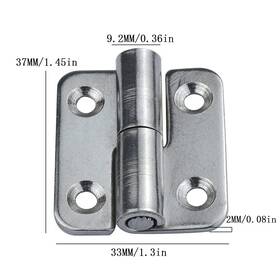 Xcyroiiy 791514710911 6pcs 1.5 Inch Detachable Hinge Small Slip Joint Flag Hinges Lift Off Door