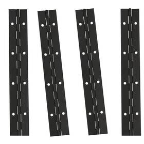 Xhmaxe 794855444934 4 Pack 8/12/16/20 Inch Continuous And Piano Hinges Complete Line Black Stainle