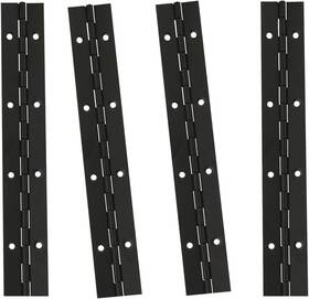 B0b4ddwqng Xhmaxe 4pcs 8 Inch Black 304 Stainless Steel Continuous Piano Hinge Door Cabinet Wood
