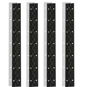 Xh009 Xhmaxe 16inch Continuous And Piano Hinges 4pcs 1.2 Inch Open Width 304 Stainless Steel Contin