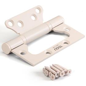 Yagu 732172609346 3 Pack Non-mortise Door Hinges - 4 Inch Stainless Steel Hinge Ea