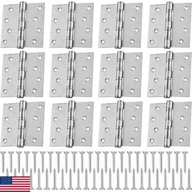 B0dmnwk4l8 Yaocom 12 Pcs 4ftft Ball Bearing Door Hinges Stainless Steel Heavy Duty 4 X
