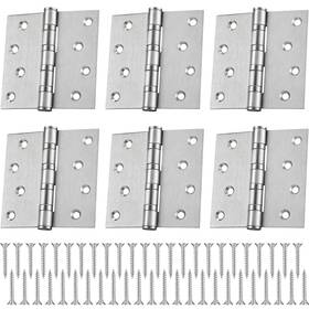Xie-yaocom-1464 Yaocom 6 Pcs 4ftft Ball Bearing Door Hinges Stainless Steel Heavy Duty 4 X Inch