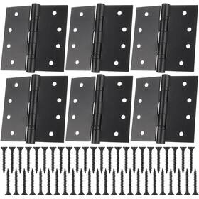 Xie2379 Yaocom 6 Pcs 4.5 X Inch Ball Bearing Door Hinges Stainless Steel Heavy Duty Exte