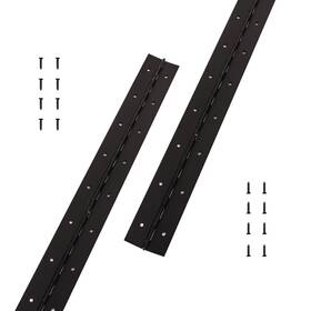 Yeecheng 738061136757 2pcs 16inch Heavy Duty Piano Hinge 0.05 Inch Thickness 2 Open Width Stainless St