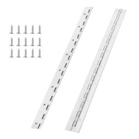 Yeecheng 738065442731 2-pack 16-inch Silver Stainless Steel Heavy Duty Continuous And Piano Hinge 2 Inch
