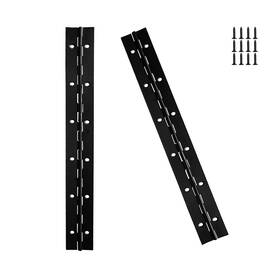 Yee09251021 Yeecheng 2-pack 12-inch Black Stainless Steel Heavy Duty Continuous And Piano Hinge 2 Inch