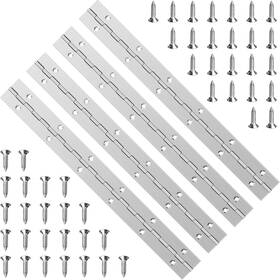 Yhntgb 313035726716 4pcs 12inch Stainless Steel Piano Hinge Heavy Duty With 48pcs Screws For Cabinet