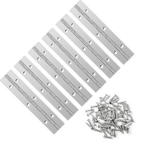 Yhntgb 762736418954 6 Pcs Inch Stainless Steel Piano Hinge Heavy Duty With 36 Screws For Ca